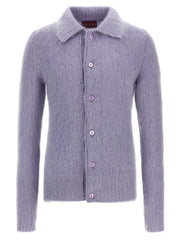 Gucci Purple Wool Cardigan