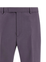 Gucci Purple Wool Dress Pants - XXL