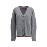 Gucci Ribbed Knit Wool Cardigan - M