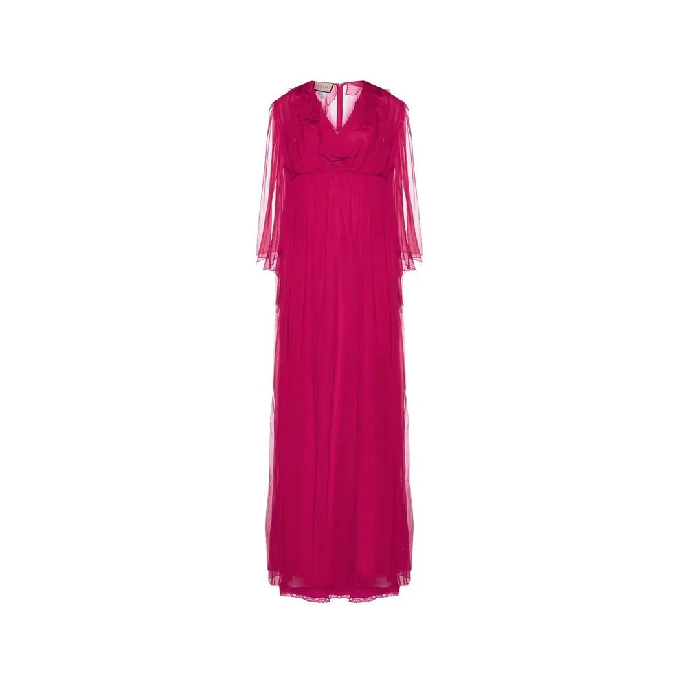 Gucci Silk Midi Dress - 40 - Dresses