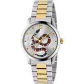 Gucci Silver Stainless Steel Dress Watch