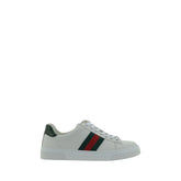 Gucci White Calf Leather Bos Taurus Low Top Sneakers - EU36/US6