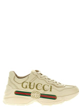 Gucci White Calfskin Chunky Sneakers - EU37.5/US7.5