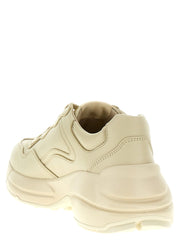 Gucci White Calfskin Chunky Sneakers - EU37.5/US7.5