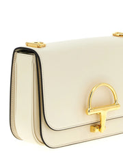 Gucci White Calfskin Shoulder Bag