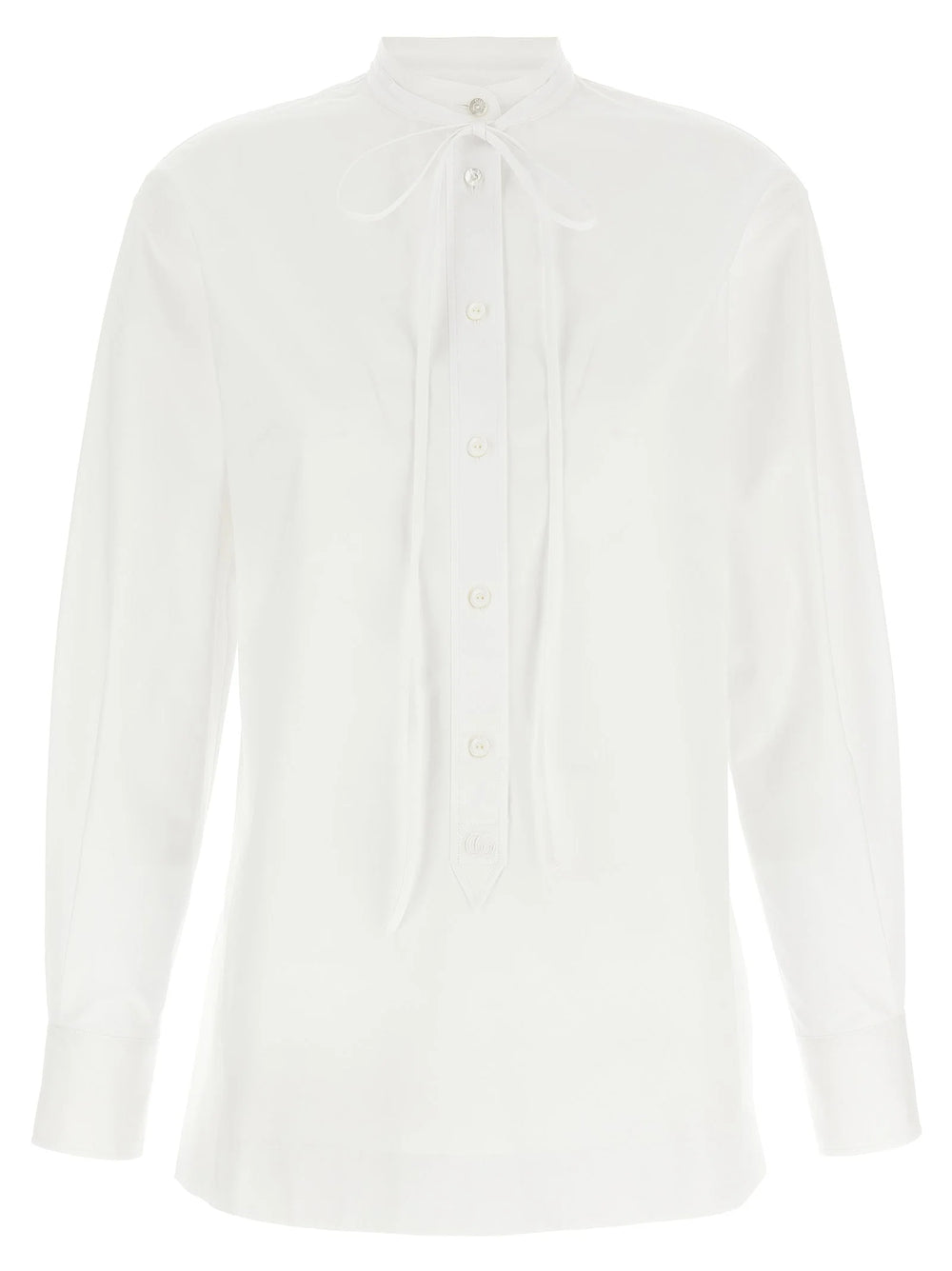 Gucci White Cotton Blouse - IT40