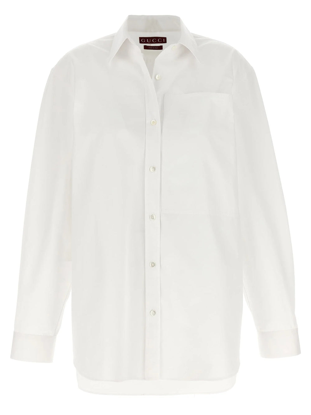 Gucci White Cotton Blouse - IT40