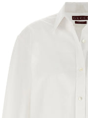 Gucci White Cotton Blouse - IT40