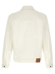 Gucci White Cotton Denim Jacket