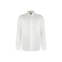 Gucci White Cotton Dress Shirt - 38