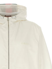 Gucci White Cotton Shell Jacket - IT52 | XL