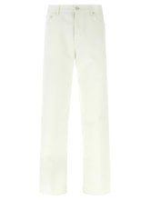 Gucci White Cotton Straight-Leg Jeans