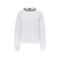 Gucci White Cotton Sweatshirt - L