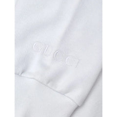 Gucci White Cotton Sweatshirt - L - Sweatshirts