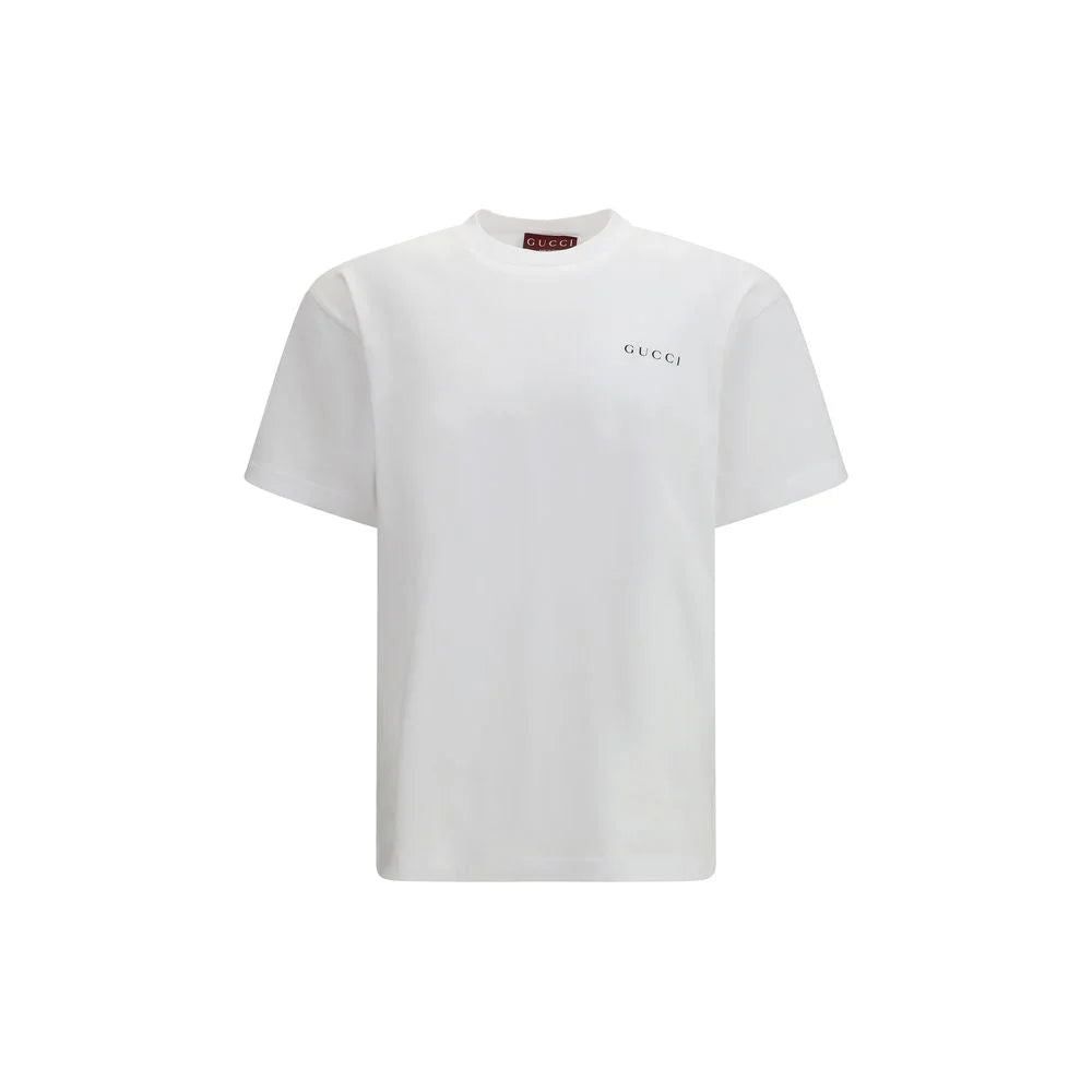 Gucci White Cotton T-Shirt