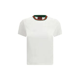 Gucci White Cotton T-Shirt