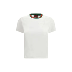 Gucci White Cotton T-Shirt