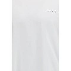 Gucci White Cotton T-Shirt