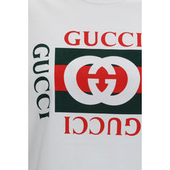 Gucci White Cotton T-Shirt
