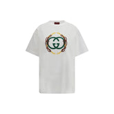 Gucci White Cotton T-Shirt - S