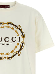 Gucci White Fabric T-Shirt