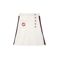 Gucci Hvid Polyester Miniskørt - 38