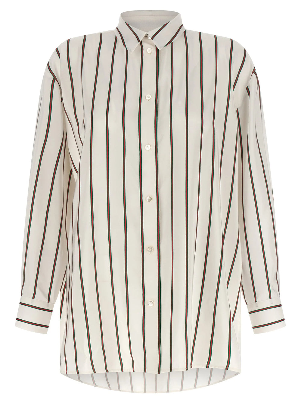 Gucci White Silk Blouse