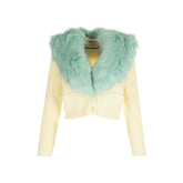 Gucci White Wool Cardigan - M