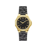 Guess Black Leather Watch - Watches