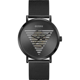Guess Black Stainless Steel Dress Watch