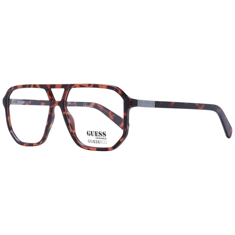 Guess Brown Unisex Glasses Frame - Eyeglasses