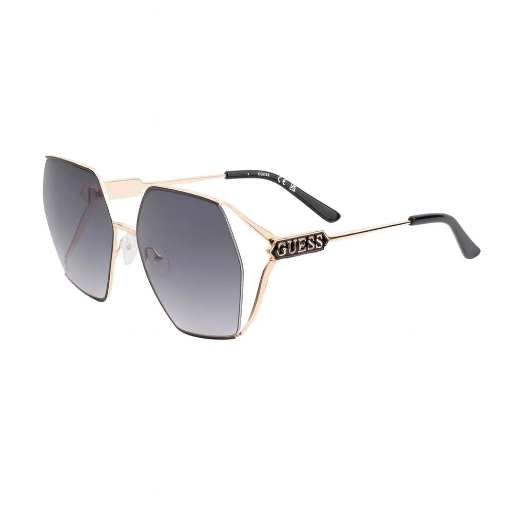 Guess Gold Metal Sunglasses