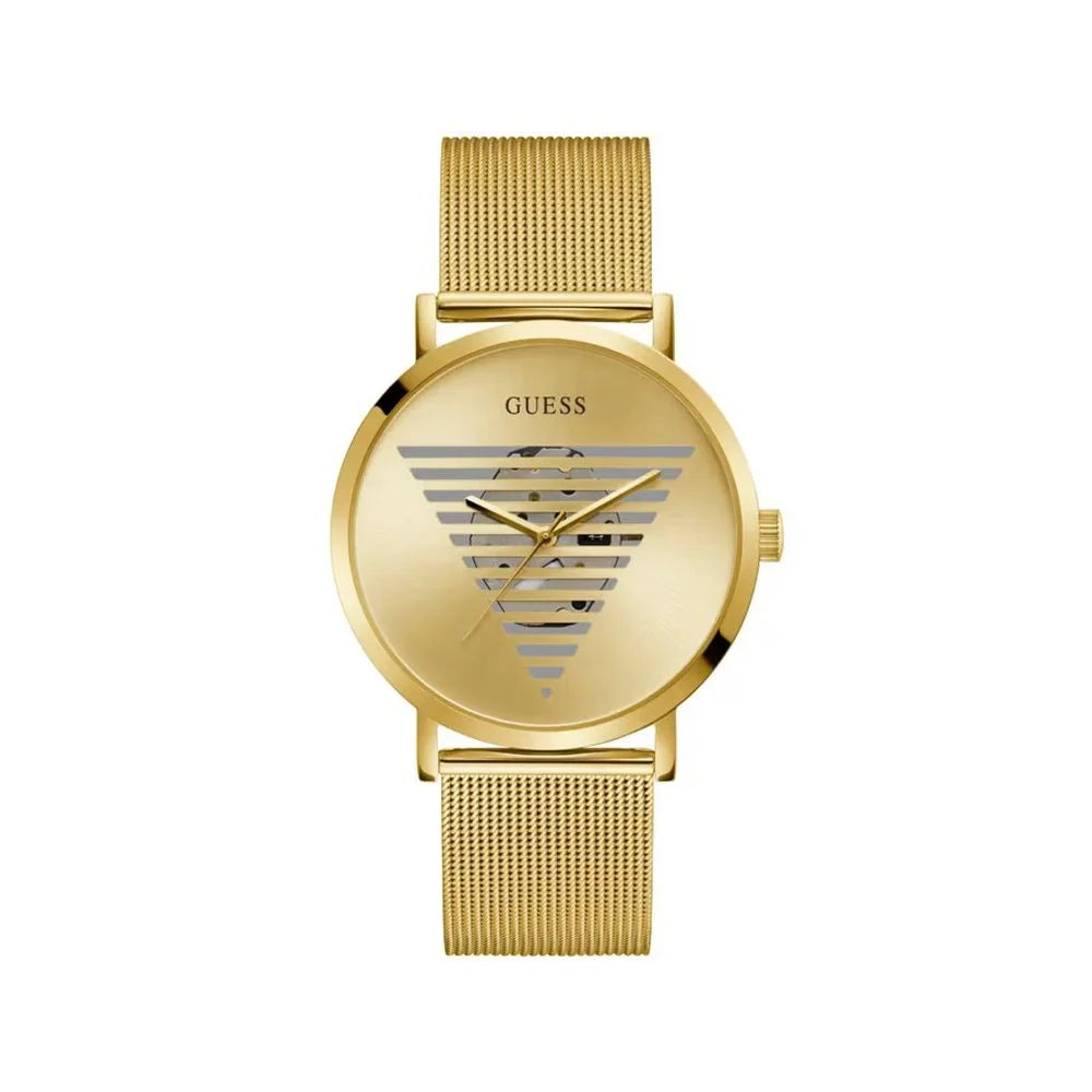 Guess Gold Stainless Steel Dress Watch