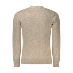 Guess Jeans Beige Cotton Men Sweater - S