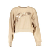 Guess Jeans Beige Cotton Women Sweater - XXL - Sweatshirts