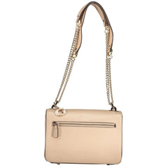 Guess Jeans Beige Polyethylene Handbag - Cross Body Bags