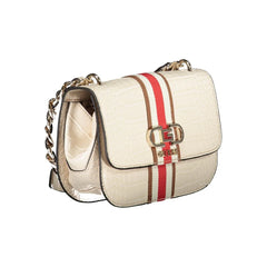 Guess Jeans Beige Polyethylene Handbag - Cross Body Bags