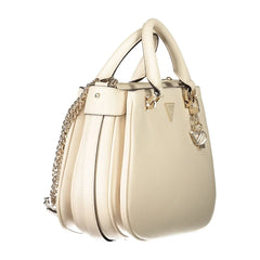 Guess Jeans Beige Polyethylene Handbag - Handbags