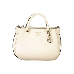 Guess Jeans Beige Polyethylene Handbag - Handbags