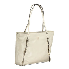 Guess Jeans Beige Polyethylene Handbag - Shopper Bags