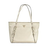 Guess Jeans Beige Polyethylene Handbag - Shopper Bags
