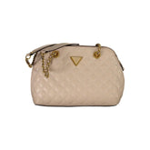 Guess Jeans Beige Polyethylene Handbag - Shoulder Bags