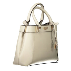 Guess Jeans Beige Polyethylene Handbag - Shoulder Bags