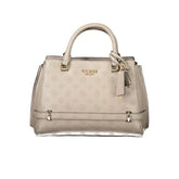Guess Jeans Beige Polyethylene Women Handbag