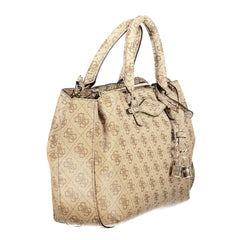 Guess Jeans Beige Polyethylene Women Handbag