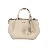 Guess Jeans Beige Polyethylene Women Handbag