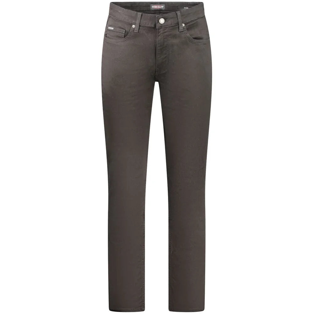 Guess Jeans Black Cotton Men Slim Jean - W33 | L32 - Jeans