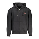 Guess Jeans Black Cotton Men Sweater - S - Hoodies