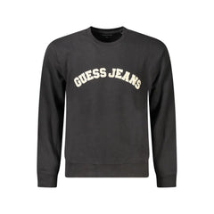 Guess Jeans Black Cotton Men Sweater - Sweatshirts