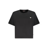 Guess Jeans Black Cotton Women T-Shirt - T-Shirts